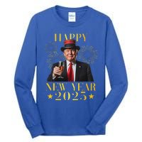 Happy New Year 2025 Trump New Year New America Tall Long Sleeve T-Shirt