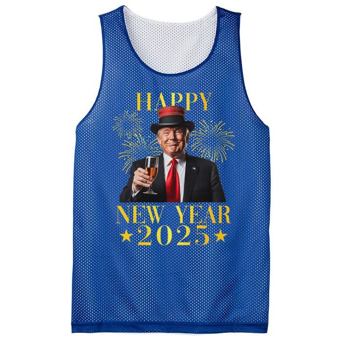 Happy New Year 2025 Trump New Year New America Mesh Reversible Basketball Jersey Tank