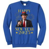 Happy New Year 2025 Trump New Year New America Tall Sweatshirt