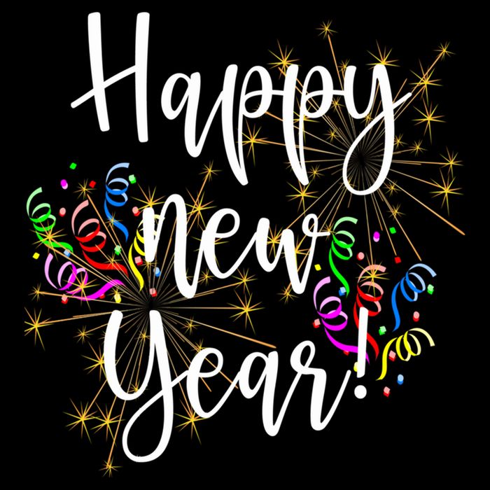 Happy New Year Day Eve Party Fireworks Confetti Costume Fun Long Sleeve TShirt Flatbill Hat