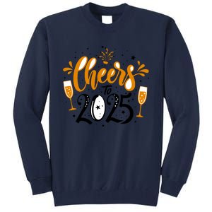 Happy New Year 2025 Celebration Tall Sweatshirt