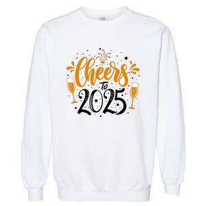 Happy New Year 2025 Celebration Garment-Dyed Sweatshirt