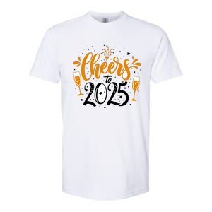 Happy New Year 2025 Celebration Softstyle CVC T-Shirt