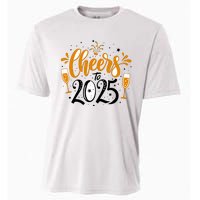 Happy New Year 2025 Celebration Cooling Performance Crew T-Shirt