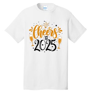 Happy New Year 2025 Celebration Tall T-Shirt