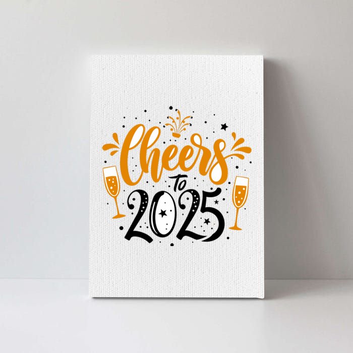 Happy New Year 2025 Celebration Canvas