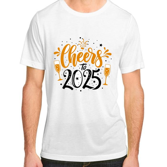 Happy New Year 2025 Celebration Adult ChromaSoft Performance T-Shirt