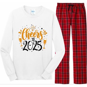 Happy New Year 2025 Celebration Long Sleeve Pajama Set