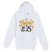 Happy New Year 2025 Celebration Premium Pullover Hoodie