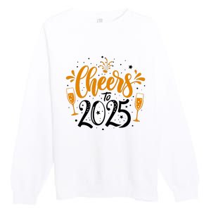 Happy New Year 2025 Celebration Premium Crewneck Sweatshirt