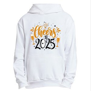 Happy New Year 2025 Celebration Urban Pullover Hoodie