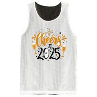 Happy New Year 2025 Celebration Mesh Reversible Basketball Jersey Tank