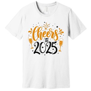 Happy New Year 2025 Celebration Premium T-Shirt