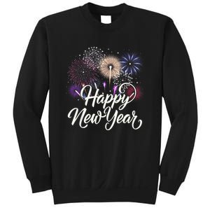 Happy New Year 2025 Fireworks New YearS Eve Party Countdown Sweatshirt