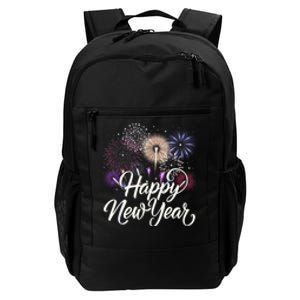 Happy New Year 2025 Fireworks New YearS Eve Party Countdown Daily Commute Backpack