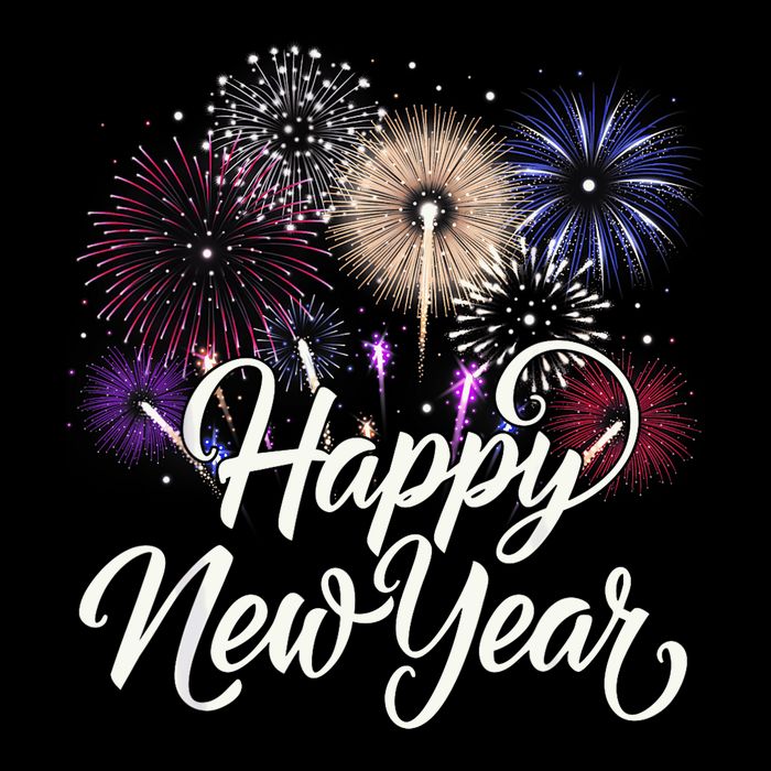 Happy New Year 2025 Fireworks New YearS Eve Party Countdown Button
