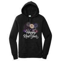 Happy New Year 2025 Fireworks New YearS Eve Party Countdown Women's Pullover Hoodie