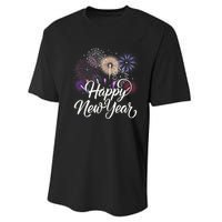 Happy New Year 2025 Fireworks New YearS Eve Party Countdown Performance Sprint T-Shirt