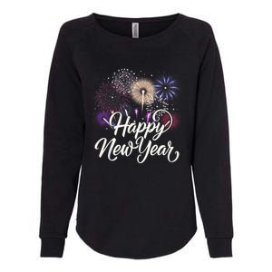 Happy New Year 2025 Fireworks New YearS Eve Party Countdown Womens California Wash Sweatshirt