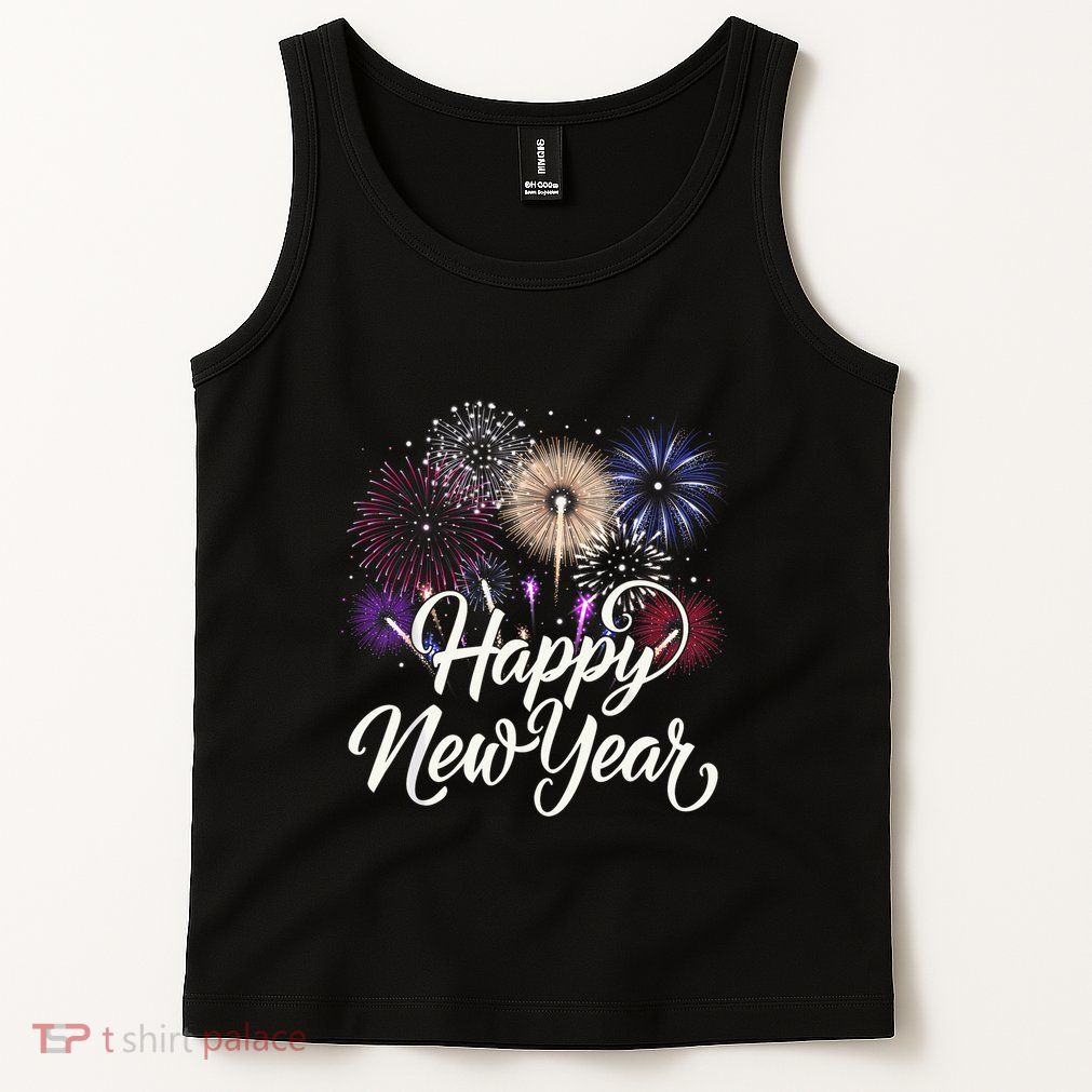 Happy New Year 2025 Fireworks New YearS Eve Party Countdown Tank Top