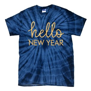 Hello New Year Party Celebration Fun New Year’S Eve Pajama Tie-Dye T-Shirt