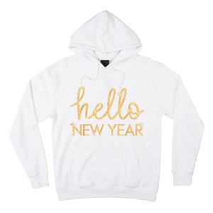 Hello New Year Party Celebration Fun New Year’S Eve Pajama Hoodie