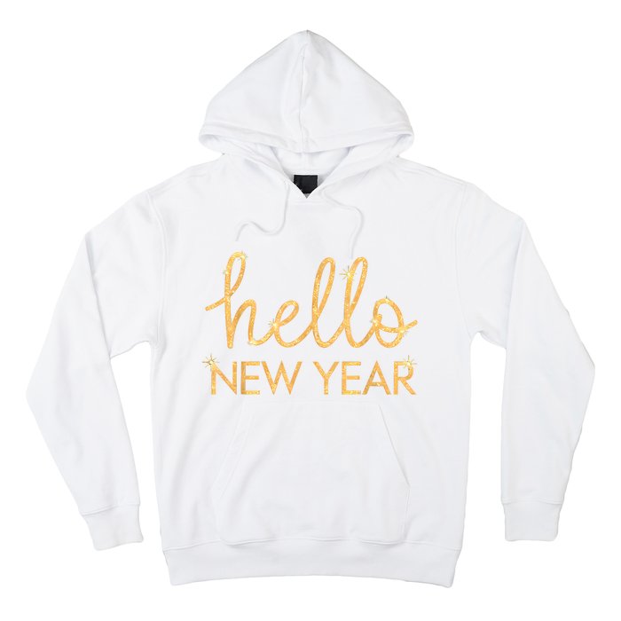 Hello New Year Party Celebration Fun New Year’S Eve Pajama Hoodie