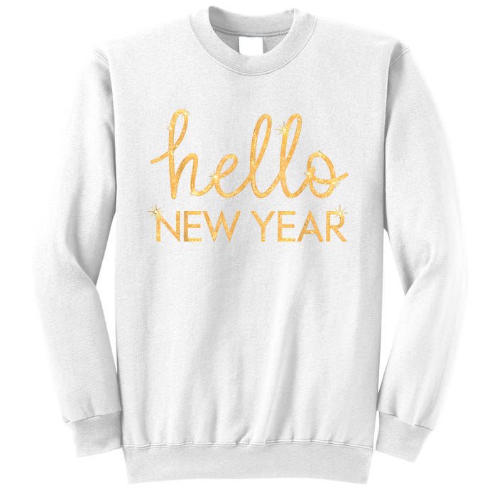 Hello New Year Party Celebration Fun New Year’S Eve Pajama Sweatshirt