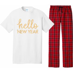 Hello New Year Party Celebration Fun New Year’S Eve Pajama Pajama Set