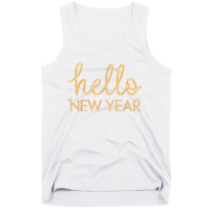 Hello New Year Party Celebration Fun New Year’S Eve Pajama Tank Top