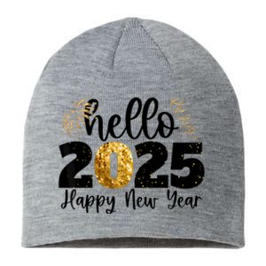 Happy New Year 2025 New Year Party Friends Family Adults Sustainable Beanie