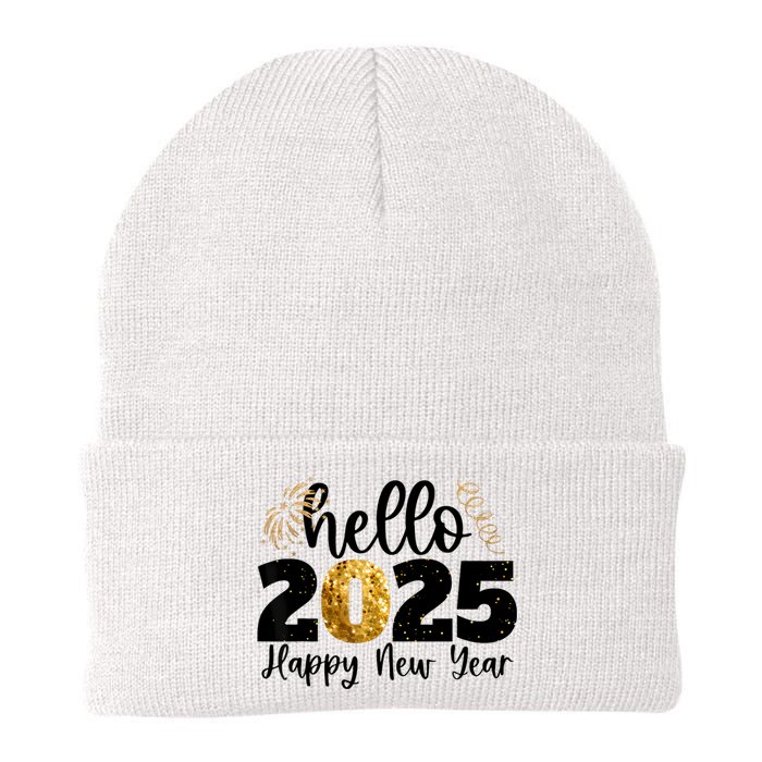 Happy New Year 2025 New Year Party Friends Family Adults Knit Cap Winter Beanie