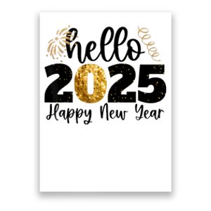 Happy New Year 2025 New Year Party Friends Family Adults Poster