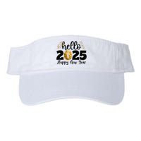 Happy New Year 2025 New Year Party Friends Family Adults Valucap Bio-Washed Visor