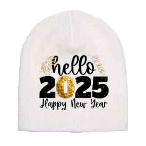 Happy New Year 2025 New Year Party Friends Family Adults Short Acrylic Beanie