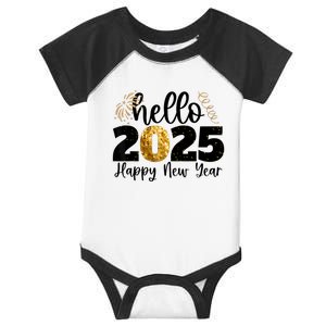 Happy New Year 2025 New Year Party Friends Family Adults Infant Baby Jersey Bodysuit