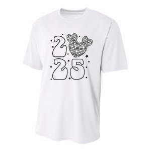 Happy New Year 2025 Matching Family Youth Performance Sprint T-Shirt