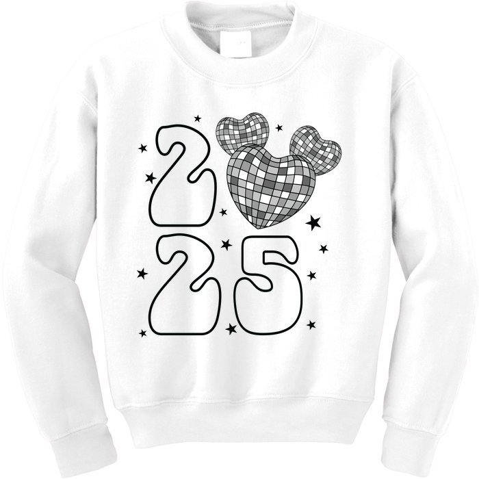 Happy New Year 2025 Matching Family Kids Sweatshirt