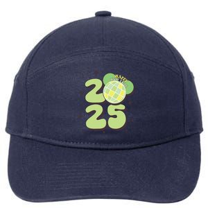 Happy New Year 2025 Matching Family 7-Panel Snapback Hat