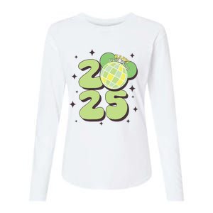 Happy New Year 2025 Matching Family Womens Cotton Relaxed Long Sleeve T-Shirt