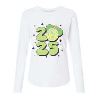 Happy New Year 2025 Matching Family Womens Cotton Relaxed Long Sleeve T-Shirt