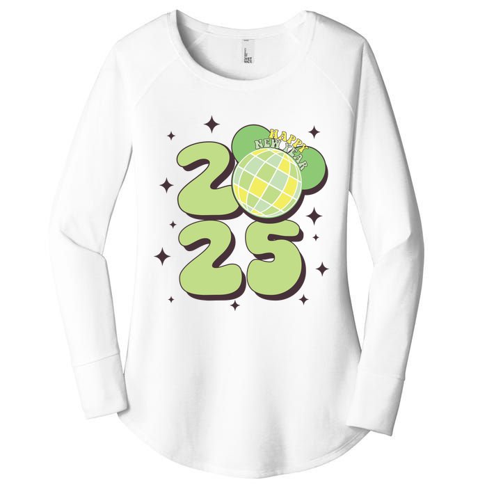 Happy New Year 2025 Matching Family Women's Perfect Tri Tunic Long Sleeve Shirt