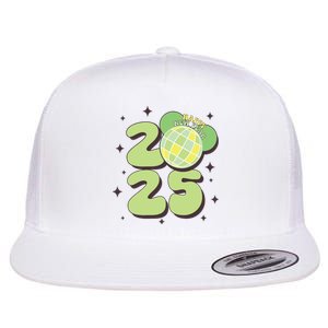 Happy New Year 2025 Matching Family Flat Bill Trucker Hat