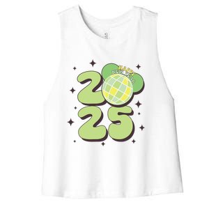 Happy New Year 2025 Matching Family Women's Racerback Cropped Tank