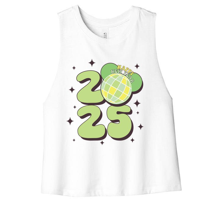 Happy New Year 2025 Matching Family Women's Racerback Cropped Tank