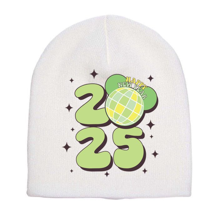 Happy New Year 2025 Matching Family Short Acrylic Beanie