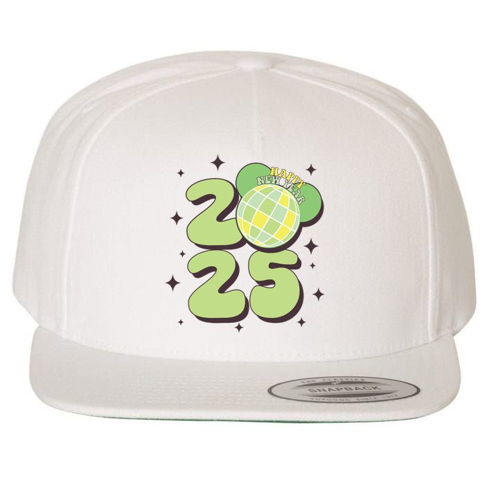 Happy New Year 2025 Matching Family Wool Snapback Cap