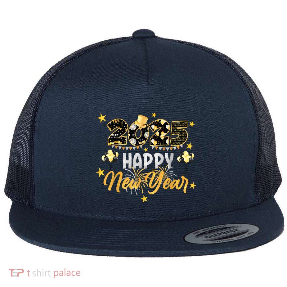 Happy New Year Flatbill Hat