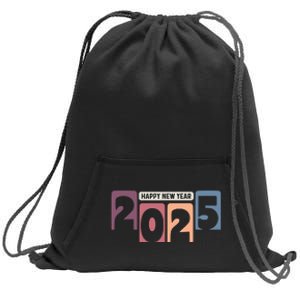 Happy New Year 2025 Celebration Graphic Sweatshirt Cinch Pack Bag