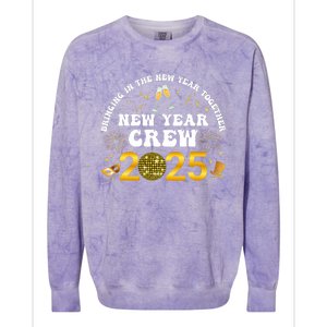 Happy New Year 2025 New Years Eve Party Family Matching 2025 Colorblast Crewneck Sweatshirt